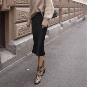 A Line Skirt silk style Skirt